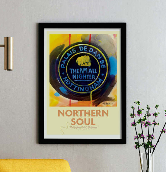 Nottingham Palais De Danse Patch Framed A3 Print
