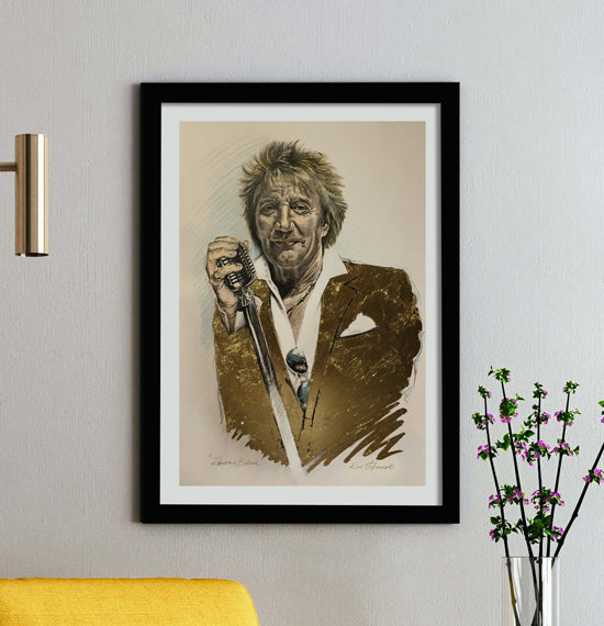 Rod Stewart A3 Print