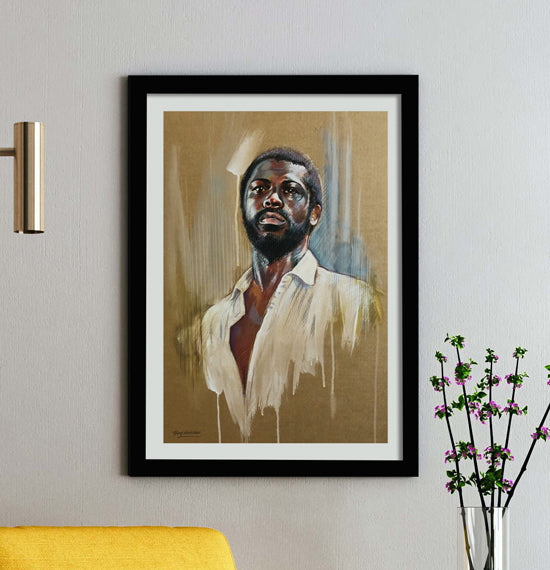 Teddy "Teddy Bear" Pendergrass A2 Framed Print (Copy)