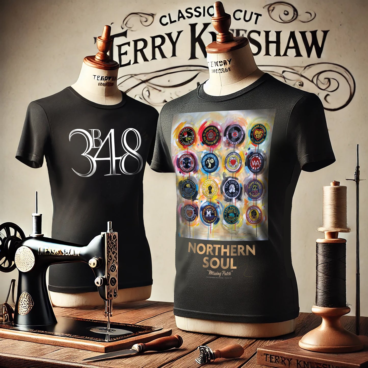 3B48 and Patches T Shirts