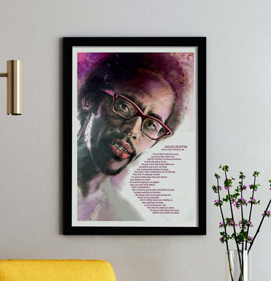 Walk Away From Love A3 Framed Print