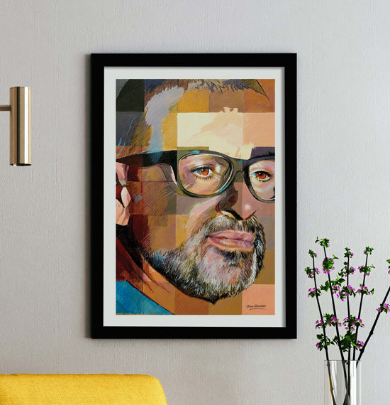 George Michael Framed A3 Print