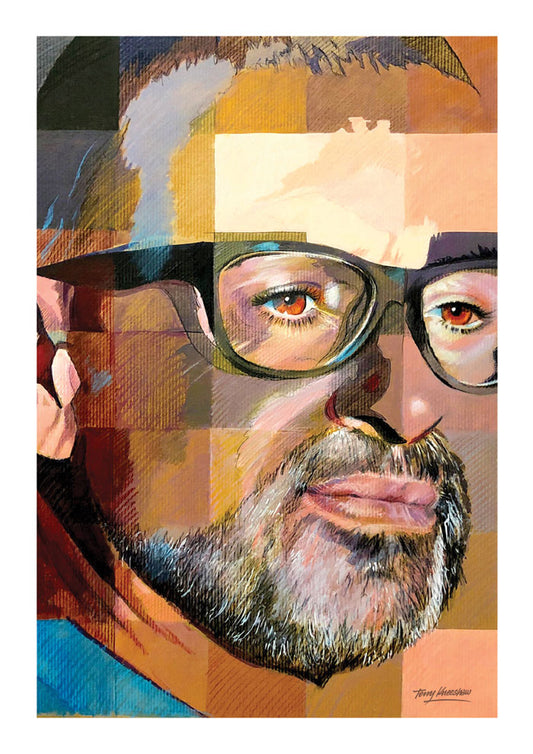 George Michael Framed A3 Print