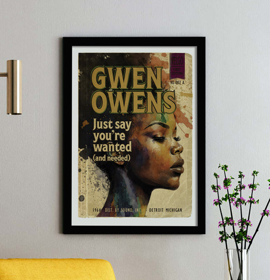 Miss Fire Gwen Owens Framed A3 Print