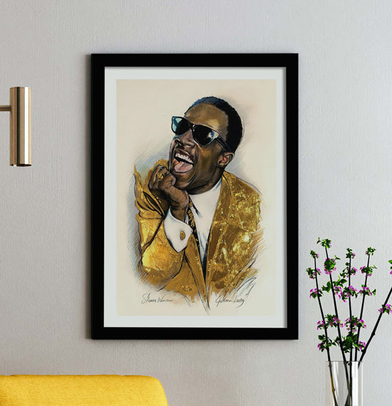 Stevie - Let Me Hear Ya Say Yeah!! A3 Framed Print