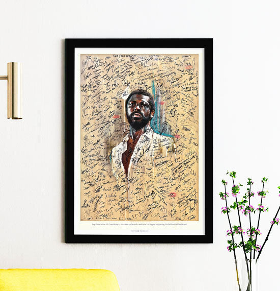 Teddy Three Monkeys signed print