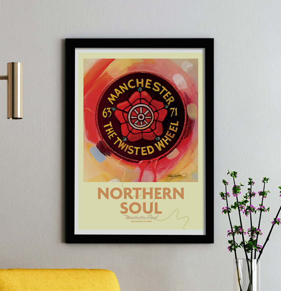 The Twisted Wheel Manchester Northern Soul A3 Framed Print