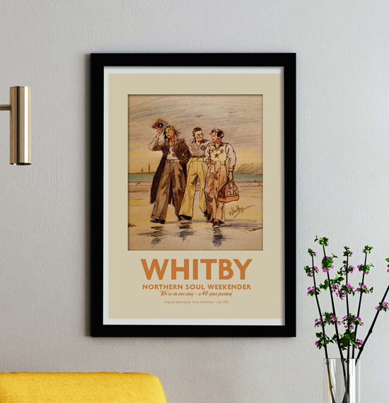 Whitby Northern Soul Weekender Framed A3 Print