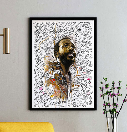 Marvin Gaye Bluebell Charity Signed