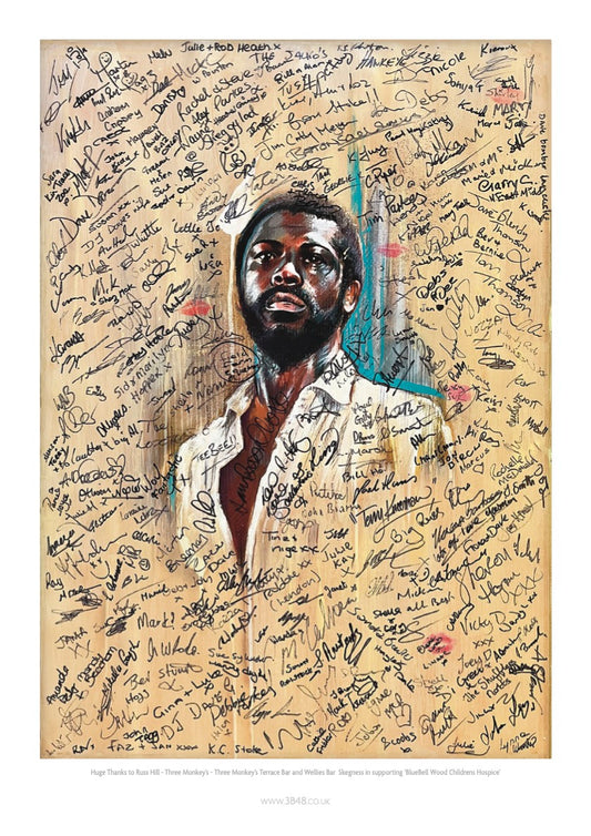 Teddy Three Monkeys signed print